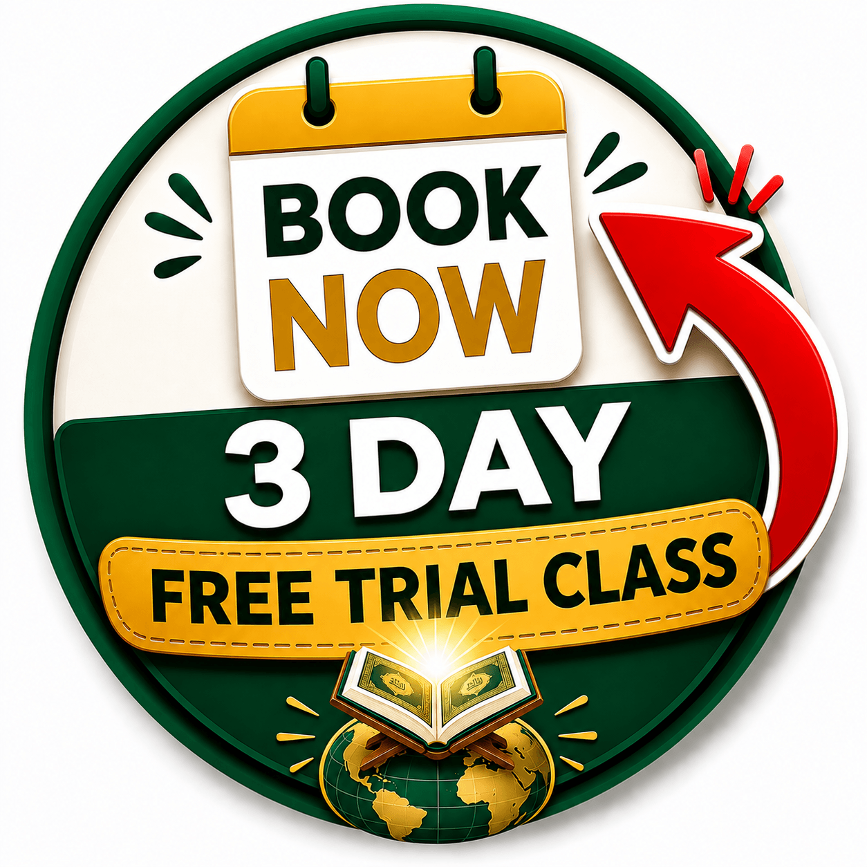 Book 3-Day Free Trial Class
